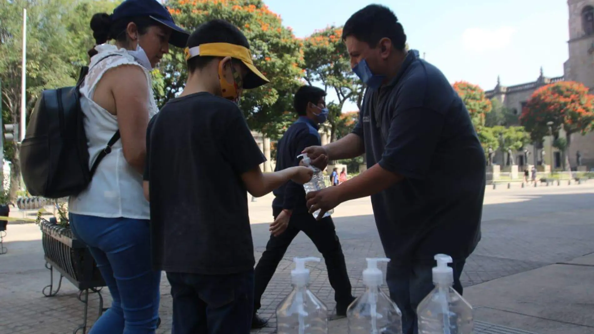 Filtros sanitarios en el Centro Histórico